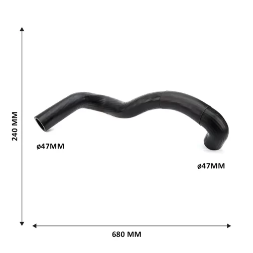 MM7232 MANGUEIRA INTERCOOLER S10 2.8 MWM