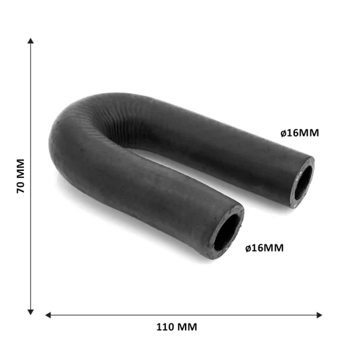 MM7597 MANGUEIRA ENTRADA AO AQUECECEDOR KA 1.0/1.6 MOTOR ROCAM